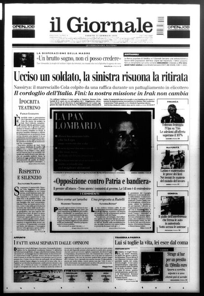 Il giornale : quotidiano del mattino